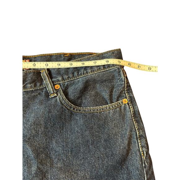 LEVI'S Dark Wash 505 Straight Shorts Jorts Men's Size 40 - Picture 4 of 9